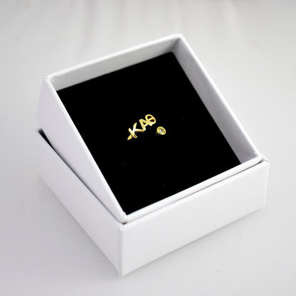 Kappa Alpha Theta Gemstone Ring