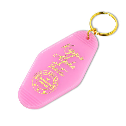 Kappa Alpha Theta Motel Keychain - Ivy Society