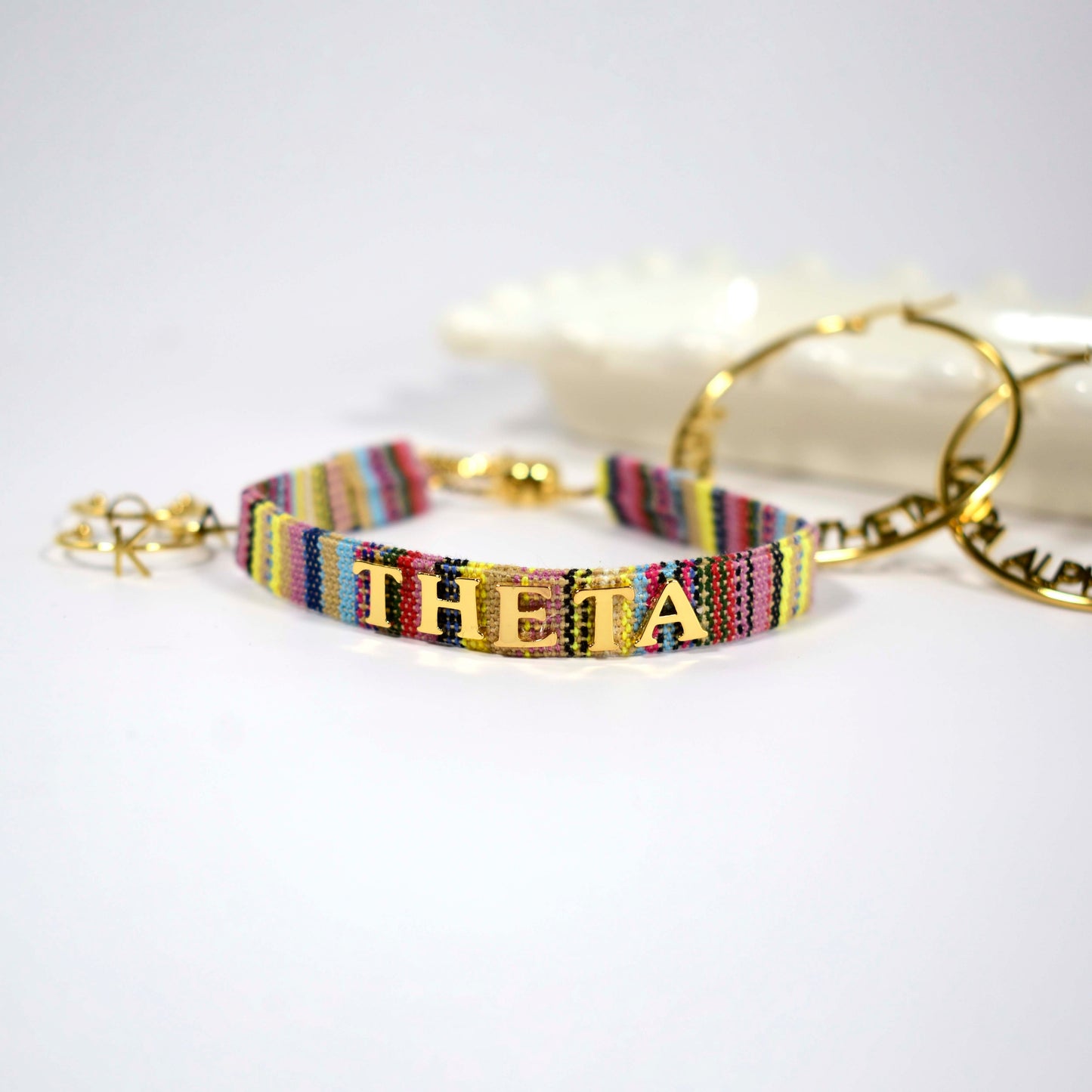 Kappa Alpha Theta Woven Bracelet