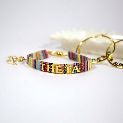Kappa Alpha Theta Woven Bracelet