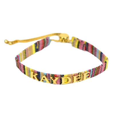 Kappa Delta Woven Bracelet