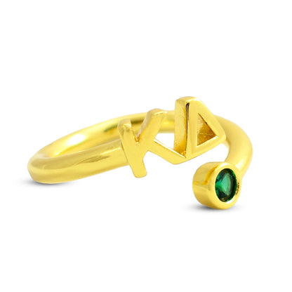 Kappa Delta Gemstone Ring