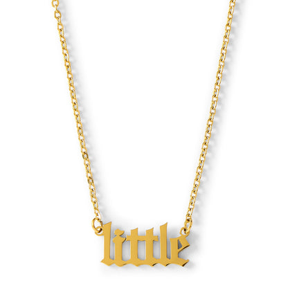 Little Old English Necklace