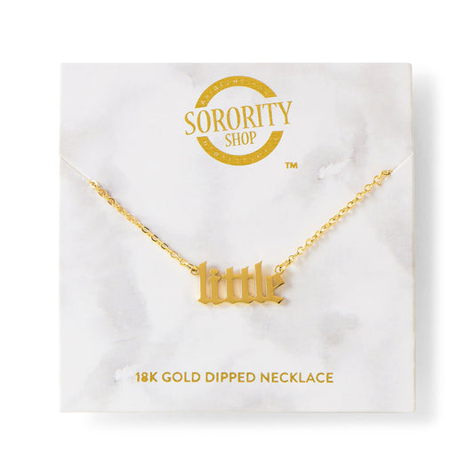 Little Old English Necklace