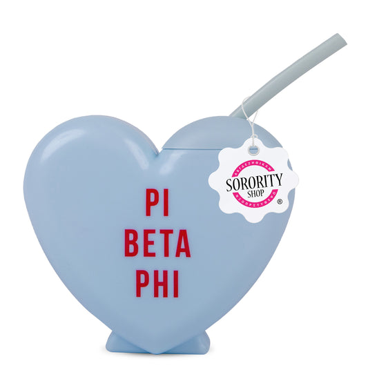 Pi Beta Phi Heart Tumbler - Ivy Society