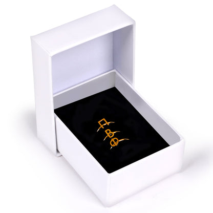 Pi Beta Phi Gold Ring Stack