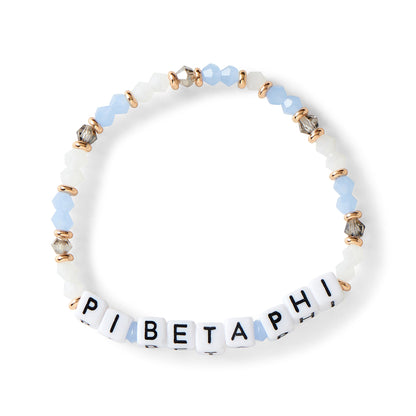 Pi Beta Phi Bracelet Glass Bead Bracelet
