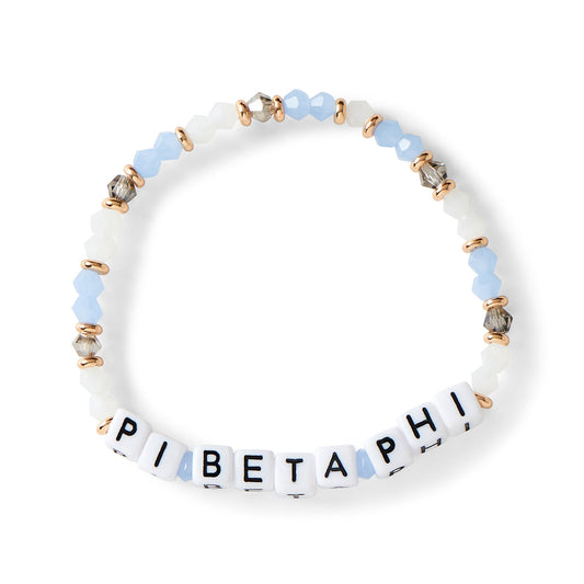 Pi Beta Phi Bracelet Glass Bead Bracelet
