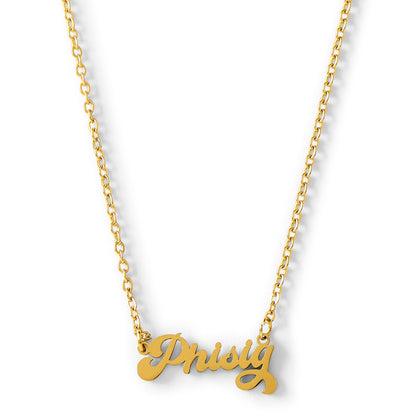 Phi Sigma Sigma Retro Necklace