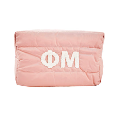 Phi Mu Puffer Makeup Bag - Ivy Society