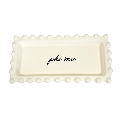 Phi Mu Jewelry Dish