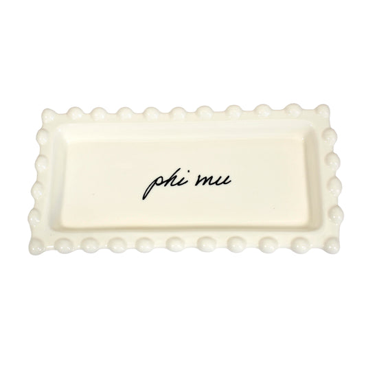 Phi Mu Jewelry Dish