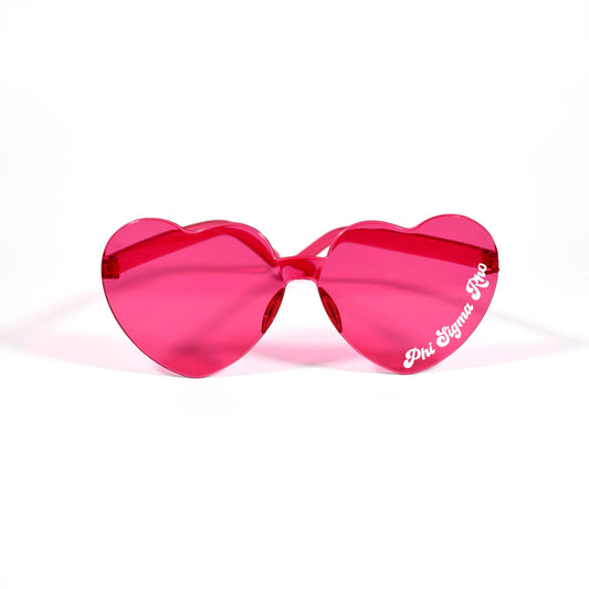 Phi Sigma Rho Heart Sunglasses