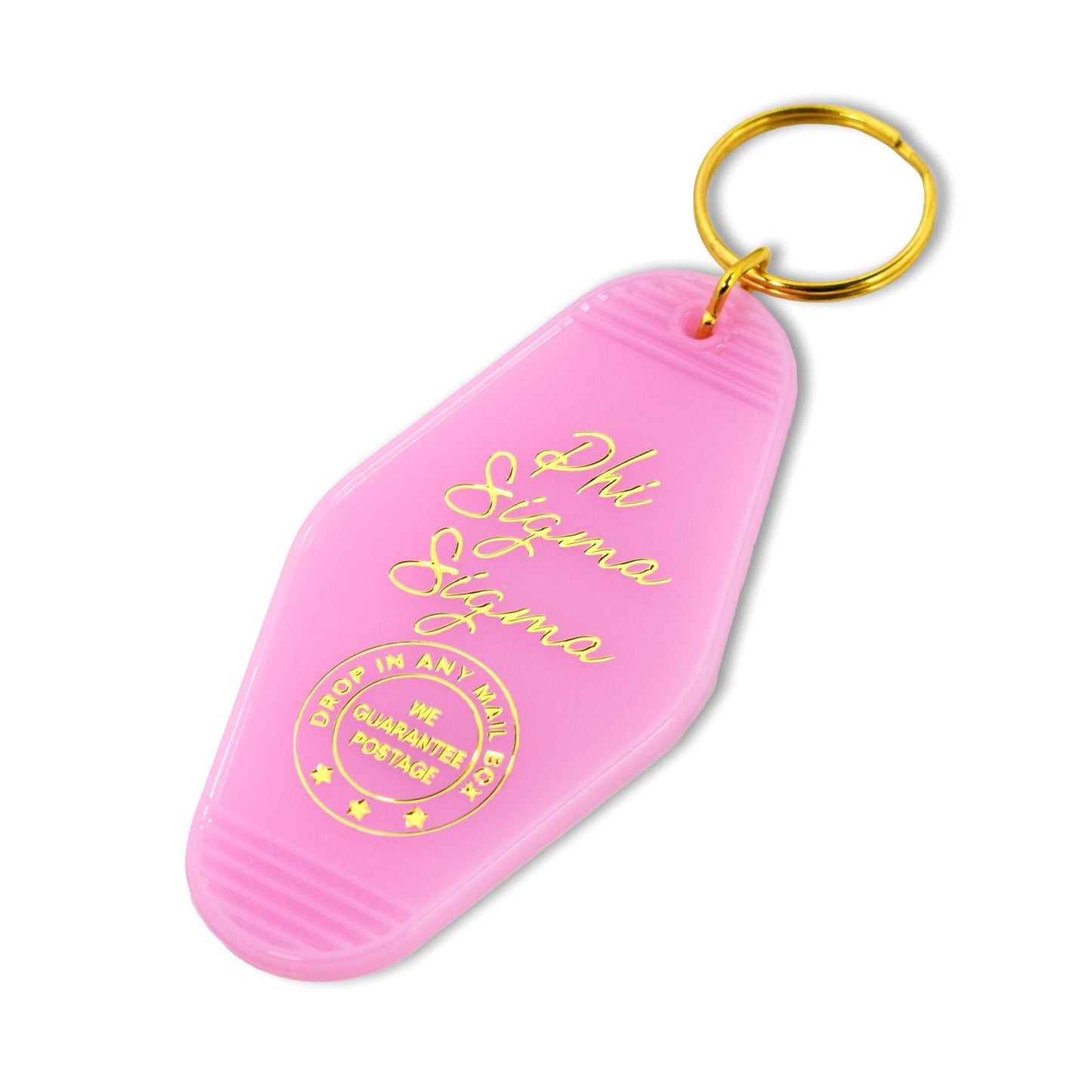 Phi Sigma Sigma Motel Keychain