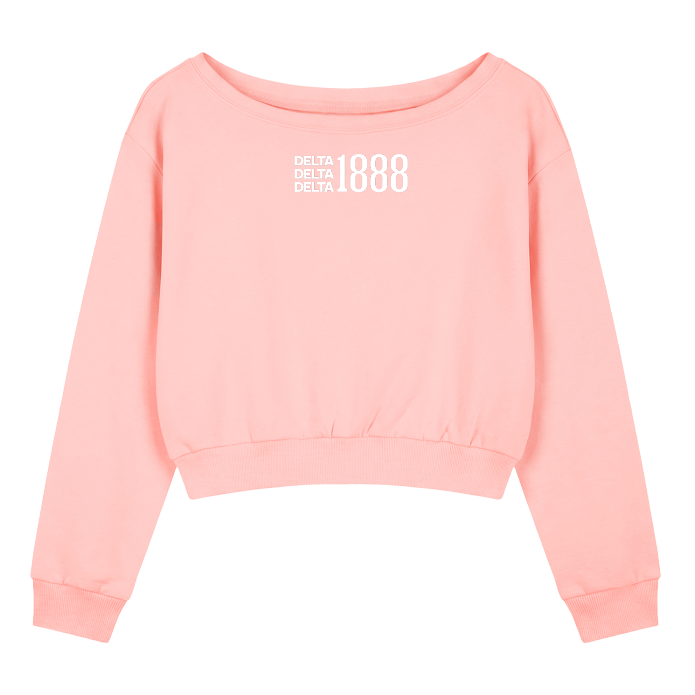 Tri Delta 1888 Off The Shoulder Sweatshirt