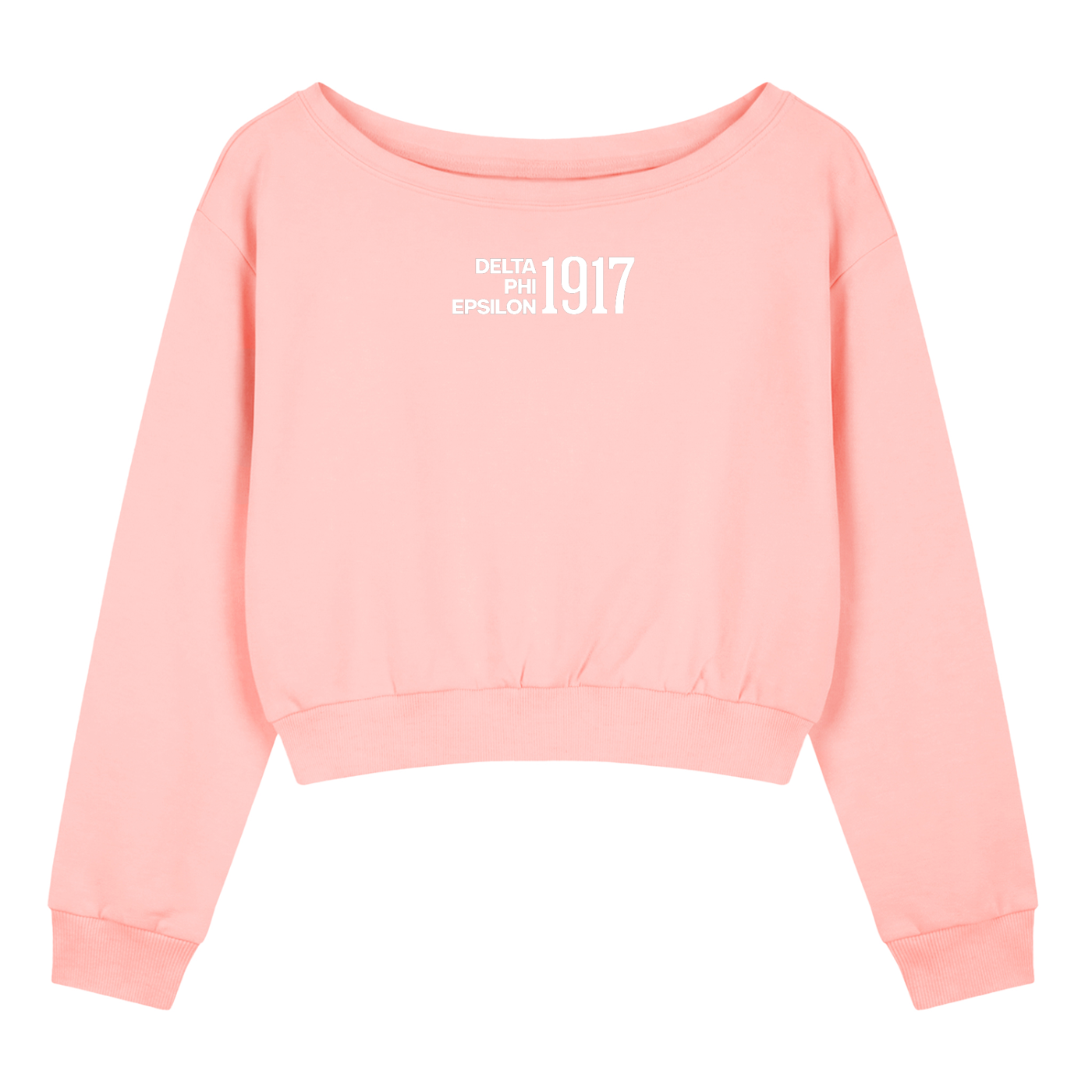 Delta Phi Epsilon 1917 Off The Shoulder Sweatshirt