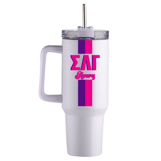 Sigma Lambda Gamma Personalized 40oz Tumbler - Ivy Society