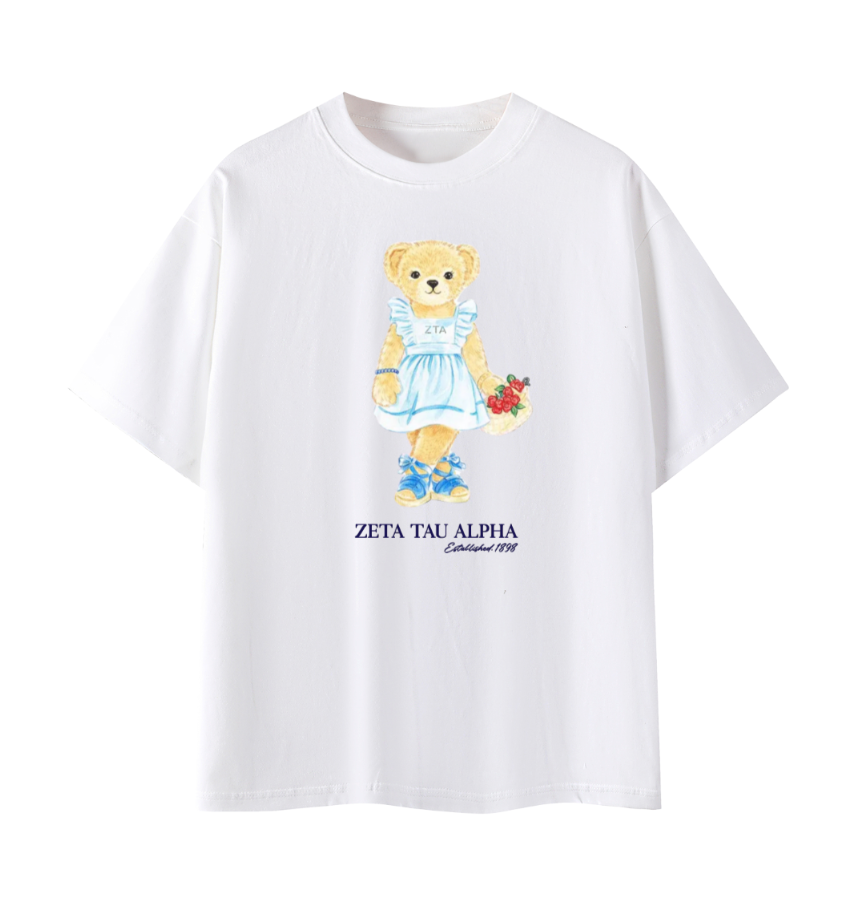 Zeta Tau Alpha Bear T Shirt