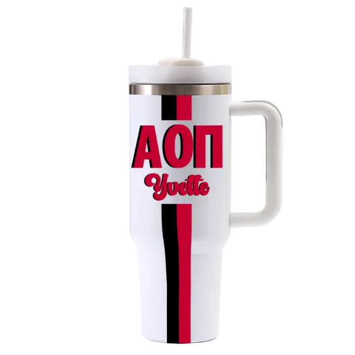 Alpha Omicron Pi Personalized 40oz Tumbler