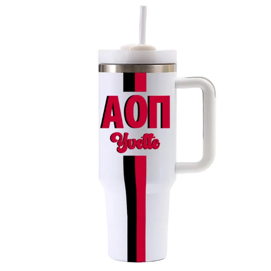 Alpha Omicron Pi Personalized 40oz Tumbler