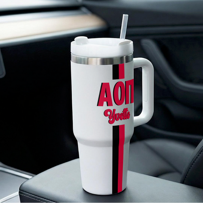 Alpha Omicron Pi Personalized 40oz Tumbler