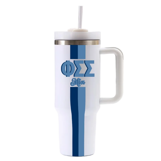 Phi Sigma Sigma Personalized 40oz Tumbler