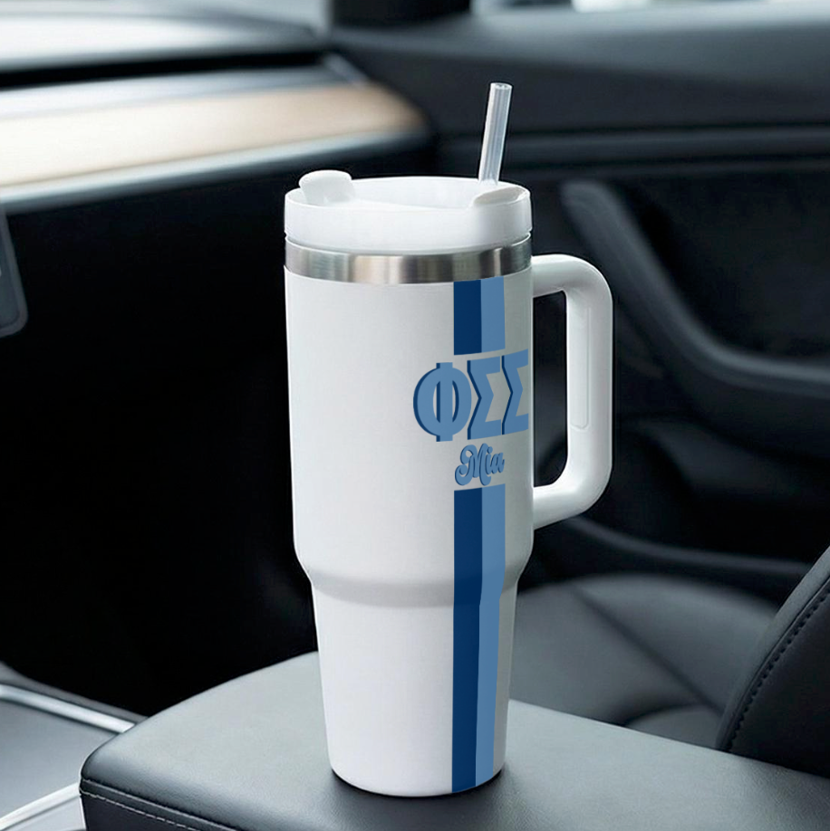 Phi Sigma Sigma Personalized 40oz Tumbler