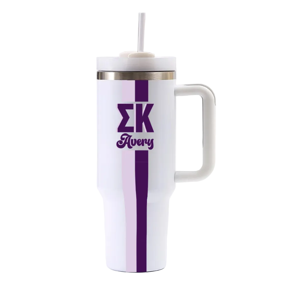 Sigma Kappa Personalized 40oz Tumbler