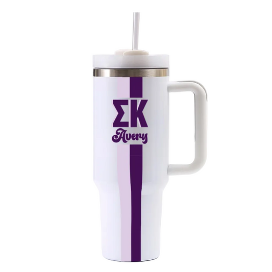 Sigma Kappa Personalized 40oz Tumbler