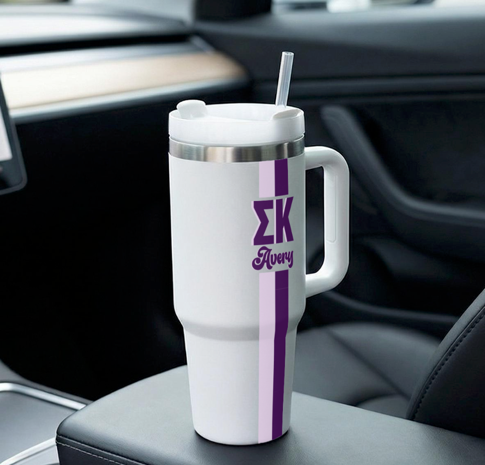Sigma Kappa Personalized 40oz Tumbler
