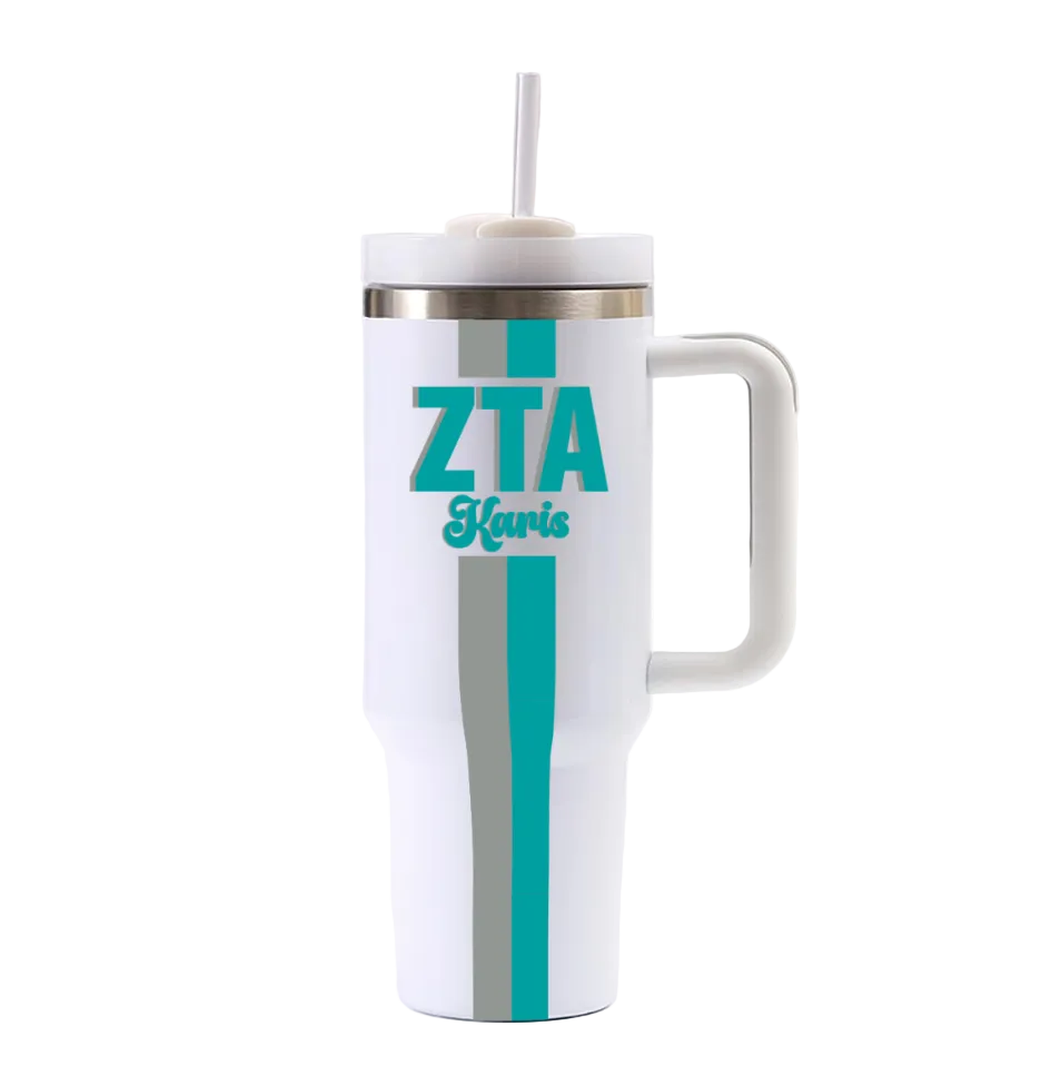 Zeta Tau Alpha Personalized 40oz Tumbler