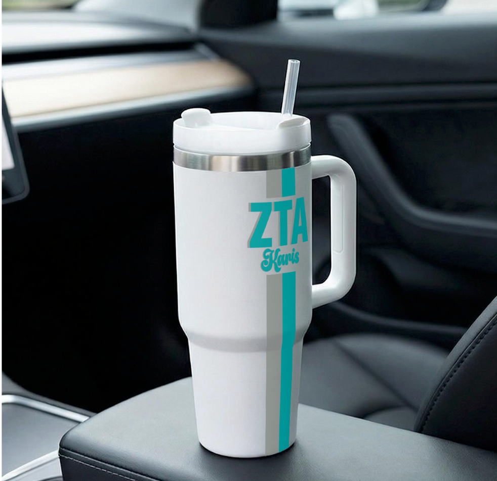 Zeta Tau Alpha Personalized 40oz Tumbler