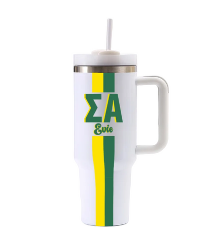 Sigma Alpha Personalized 40oz Tumbler