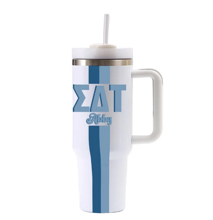Sigma Delta Tau Personalized 40oz tumbler
