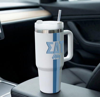 Sigma Delta Tau Personalized 40oz tumbler
