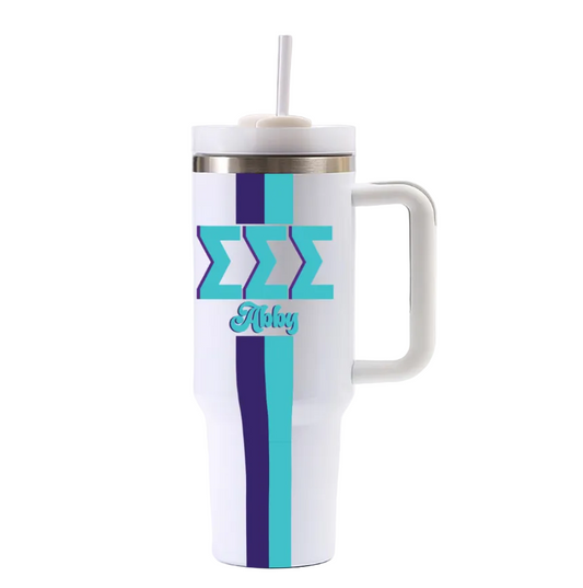Tri Sigma Personalized 40oz Tumbler