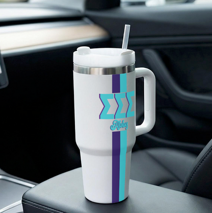 Tri Sigma Personalized 40oz Tumbler