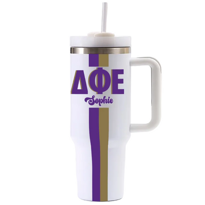Delta Phi Epsilon Personalized 40oz Tumbler