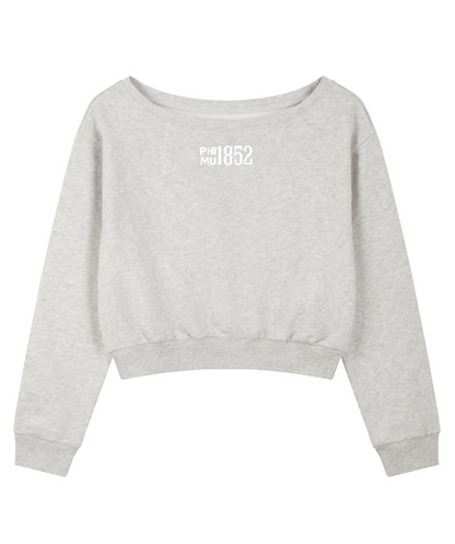 Phi Mu Off the Shoulder Sweatshirt