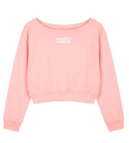 Phi Mu Off the Shoulder Sweatshirt