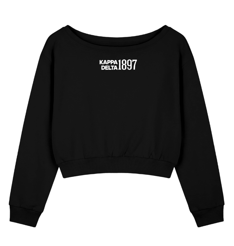 Kappa Delta 1897 Off the Shoulder Sweatshirt