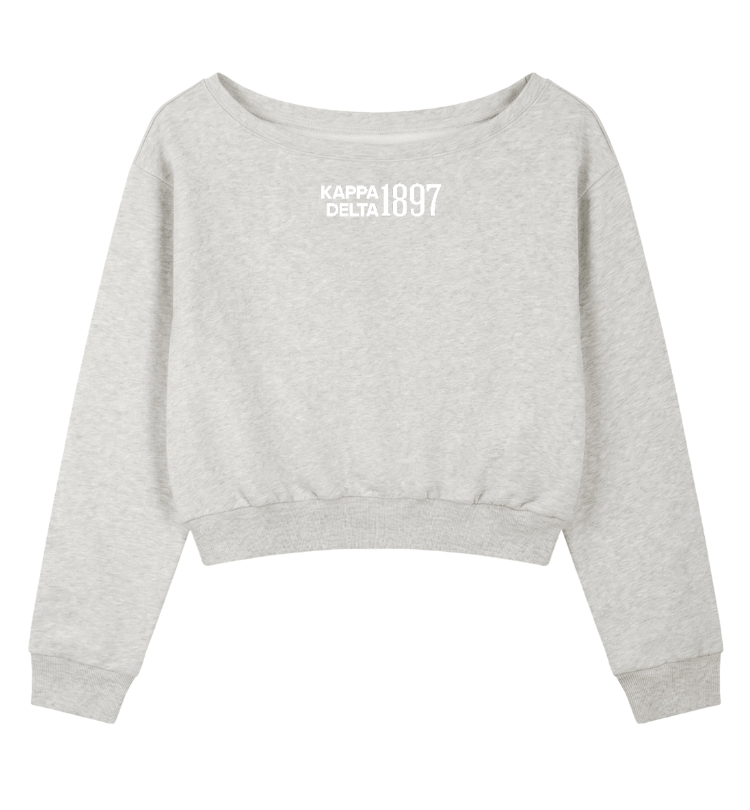 Kappa Delta 1897 Off the Shoulder Sweatshirt