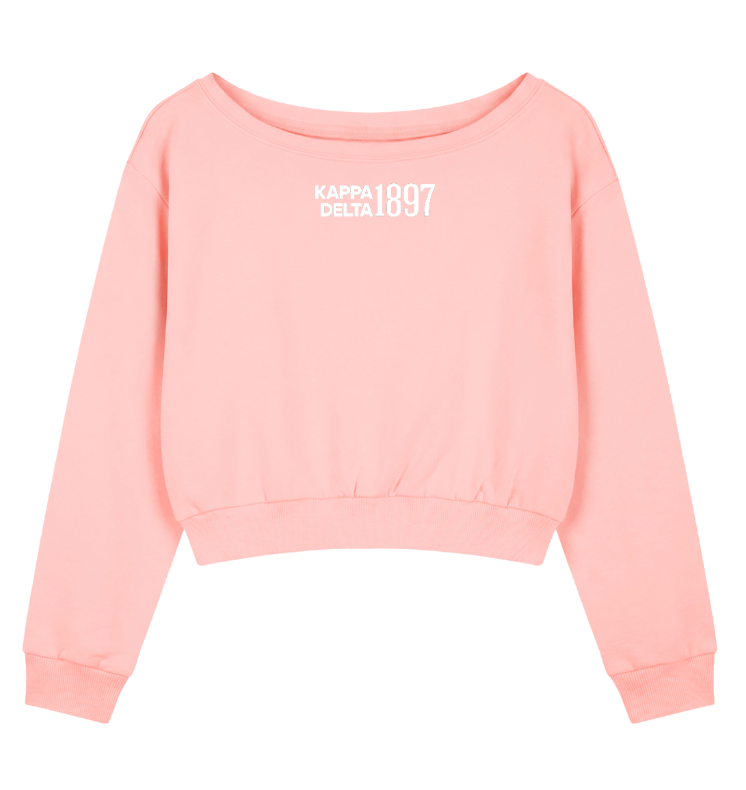 Kappa Delta 1897 Off the Shoulder Sweatshirt