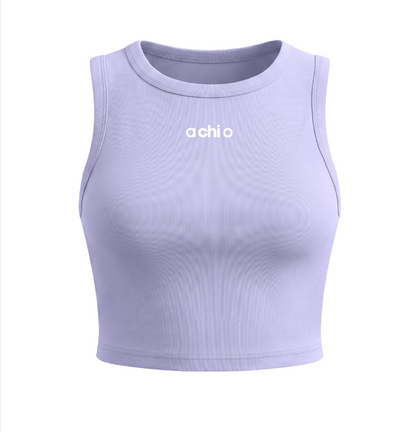 Alpha Chi Omega Athletic Cropped Tank Top