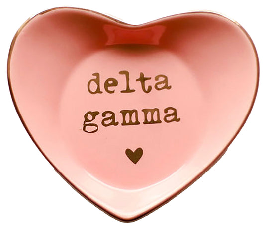 Delta Gamma Ceramic Ring Dish