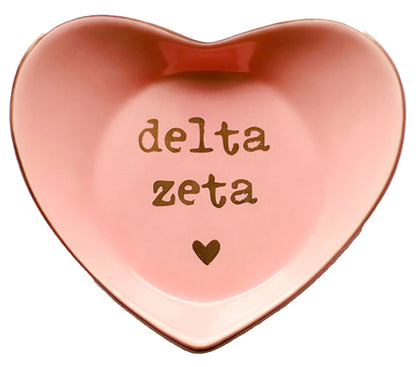 Delta Zeta Heart Ring Dish - Ivy Society