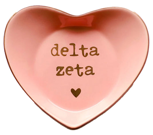 Delta Zeta Heart Ring Dish - Ivy Society