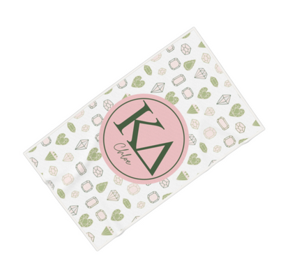 Kappa Delta Personalized Gem Beach Towel - Ivy Society