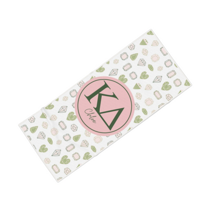 Kappa Delta Personalized Gem Beach Towel - Ivy Society