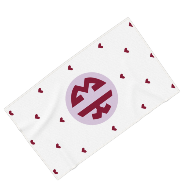 Sigma Kappa Heart Beach Towel - Ivy Society